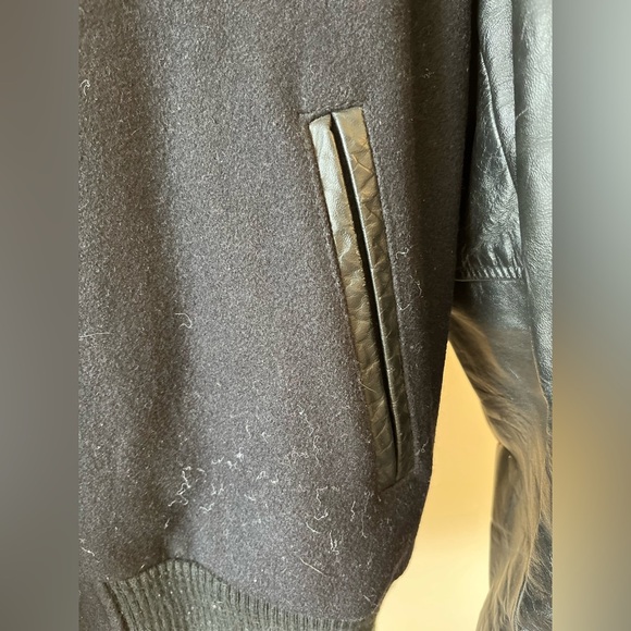 Avon Sportswear Wear & Tear Vintage Wool `North York Soccer team’ Varsity Jacket - Picture 5 of 16